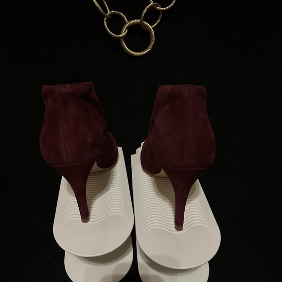 Purple peep toe bootie - Picture 7 of 7